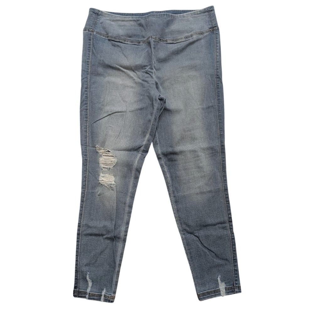 Rewash Jeans Plus 16w‎ 16 1X Jeggings Skinny Pull On Stretchy Denim Pants Rips